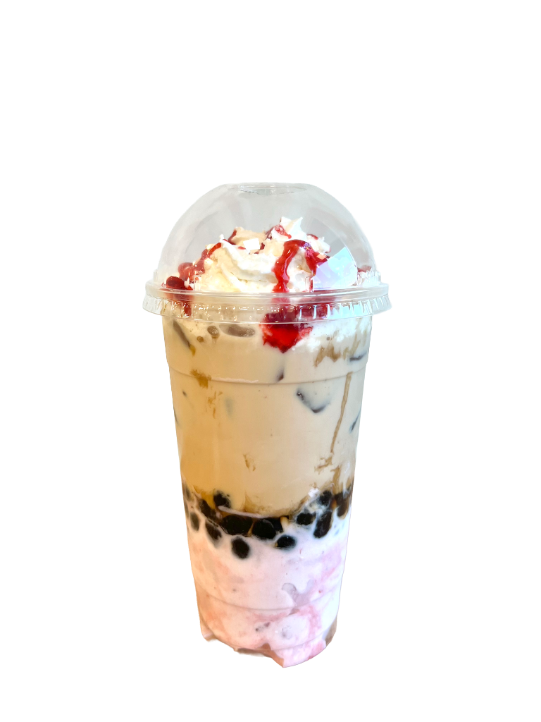 Strawberry Ice Cream Milk Tea